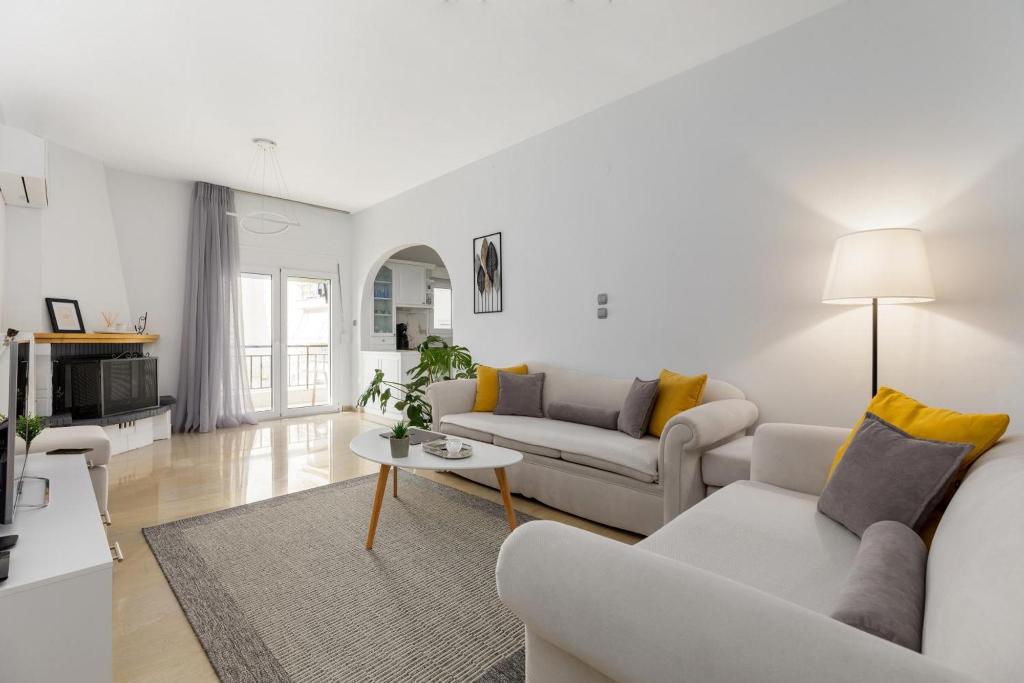 53 Central Luxury Apartment Kalamaria Солун Екстериор снимка